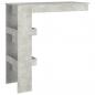 Preview: Wand-Bartisch Betongrau 102x45x103,5 cm Holzwerkstoff