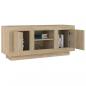 Preview: TV-Schrank Sonoma-Eiche 102x35x45 cm Holzwerkstoff