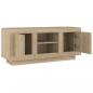 Preview: TV-Schrank Sonoma-Eiche 102x35x45 cm Holzwerkstoff