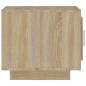 Preview: Couchtisch Sonoma-Eiche 51x50x45 cm Holzwerkstoff