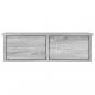 Preview: Wandschrank Grau Sonoma 60x26x18,5 cm Holzwerkstoff