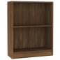 Preview: Bücherregal Braun Eichen-Optik 60x24x76 cm Holzwerkstoff