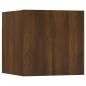 Preview: TV-Wandschrank Braun Eiche 30,5x30x30 cm