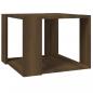 Preview: Couchtisch Braun Eichen-Optik 40x40x30 cm Holzwerkstoff