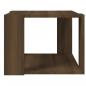 Preview: Couchtisch Braun Eichen-Optik 40x40x30 cm Holzwerkstoff