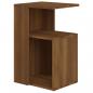 Preview: Beistelltisch Braun Eichen-Optik 36x30x56 cm Holzwerkstoff