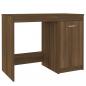 Preview: Schreibtisch Braun Eichen-Optik 100x50x76 cm Holzwerkstoff