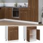 Preview: Unterschrank mit Schublade Braun Eichen-Optik 60x46x81,5 cm