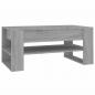 Preview: Couchtisch Grau Sonoma 102x55x45 cm Holzwerkstoff