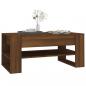 Preview: Couchtisch Braun Eichen-Optik 102x55x45 cm Holzwerkstoff