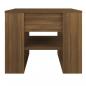 Preview: Couchtisch Braun Eichen-Optik 55,5x55x45 cm Holzwerkstoff