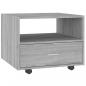 Preview: Couchtisch Grau Sonoma 55x55x40 cm Holzwerkstoff