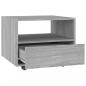 Preview: Couchtisch Grau Sonoma 55x55x40 cm Holzwerkstoff