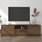 Preview: ARDEBO.de - TV-Schrank Braun Eichen-Optik 140x35x40 cm Holzwerkstoff