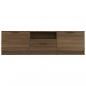 Preview: TV-Schrank Braun Eichen-Optik 140x35x40 cm Holzwerkstoff