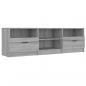 Preview: TV-Schrank Grau Sonoma 150x33,5x45 cm Holzwerkstoff