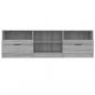 Preview: TV-Schrank Grau Sonoma 150x33,5x45 cm Holzwerkstoff