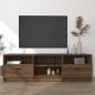 Preview: ARDEBO.de - TV-Schrank Braun Eichen-Optik 150x33,5x45 cm Holzwerkstoff