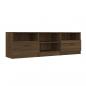 Preview: TV-Schrank Braun Eichen-Optik 150x33,5x45 cm Holzwerkstoff