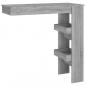 Preview: Wand-Bartisch Grau Sonoma 102x45x103,5 cm Holzwerkstoff