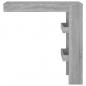 Preview: Wand-Bartisch Grau Sonoma 102x45x103,5 cm Holzwerkstoff