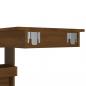 Preview: Wand-Bartisch Braun Eichen-Optik 102x45x103,5 cm Holzwerkstoff