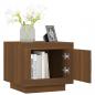 Preview: Couchtisch Braun Eichen-Optik 51x50x45 cm Holzwerkstoff