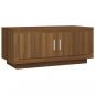 Preview: Couchtisch Braun Eichen-Optik 102x50x45 cm Holzwerkstoff