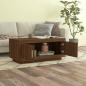 Preview: Couchtisch Braun Eichen-Optik 102x50x45 cm Holzwerkstoff