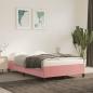 Preview: ARDEBO.de - Bettgestell Rosa 120x200 cm Samt