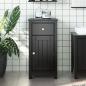 Preview: ARDEBO.de - Badschrank BERG Schwarz 40x34x80 cm Massivholz Kiefer