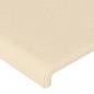 Preview: Kopfteile 2 Stk. Creme 72x5x78/88 cm Stoff