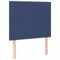 Preview: Kopfteile 2 Stk. Blau 100x5x78/88 cm Stoff