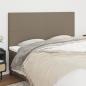 Preview: ARDEBO.de - Kopfteile 4 Stk. Taupe 80x5x78/88 cm Stoff