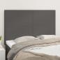 Preview: ARDEBO.de - Kopfteile 4 Stk. Grau 72x5x78/88 cm Kunstleder