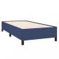 Preview: Boxspringbett mit Matratze Blau 80x200 cm Stoff