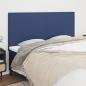 Preview: ARDEBO.de - Kopfteile 4 Stk. Blau 100x5x78/88 cm Stoff