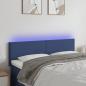 Preview: ARDEBO.de - LED Kopfteil Creme 144x5x78/88 cm Stoff