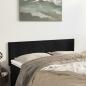 Preview: ARDEBO.de - Kopfteile 2 Stk. Schwarz 72x5x78/88 cm Samt