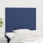 Preview: ARDEBO.de - Kopfteile 2 Stk. Blau 80x5x78/88 cm Stoff