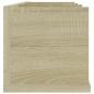 Preview: CD-Wandregal Sonoma-Eiche 75x18x18 cm Holzwerkstoff