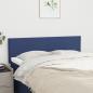 Preview: ARDEBO.de - Kopfteile 2 Stk. Blau 72x5x78/88 cm Stoff