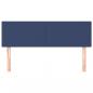 Preview: Kopfteile 2 Stk. Blau 72x5x78/88 cm Stoff