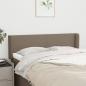 Preview: ARDEBO.de - Kopfteil mit Ohren Taupe 147x16x78/88 cm Stoff