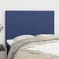 Preview: ARDEBO.de - Kopfteile 4 Stk. Blau 72x5x78/88 cm Stoff