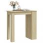 Preview: Bartisch mit Regal Sonoma-Eiche 102x50x103,5 cm Holzwerkstoff