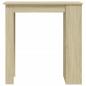 Preview: Bartisch mit Regal Sonoma-Eiche 102x50x103,5 cm Holzwerkstoff