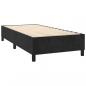 Preview: Boxspringbett mit Matratze & LED Schwarz 90x190 cm Samt