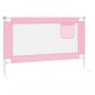 Preview: Kleinkind-Bettschutzgitter Rosa 120x25 cm Stoff