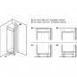 Preview: Siemens KI32LNSE0 iQ100 Einbaukühlschrank mit Gefrierfach, Nischenhöhe 102,5 cm, 147 L, Schleppscharnier, Super Cooling, extrem leise, Home Connect, weiß